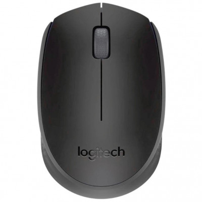 Мышь Logitech M171 Wireless, Оптическая, 1000DPI, 3-buttons, 1xAA, USB 2.4GHz, Черный Мышь Logitech M171 Wireless, Оптическая, 1000DPI, 3-buttons, 1xAA, USB 2.4GHz, Черный