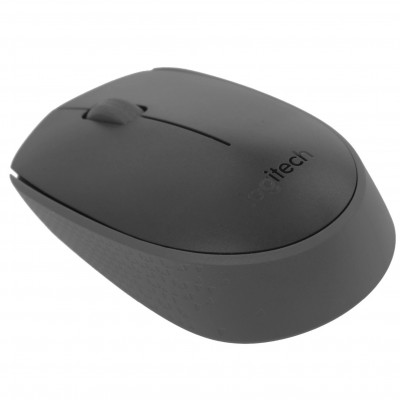 Мышь Logitech M171 Wireless, Оптическая, 1000DPI, 3-buttons, 1xAA, USB 2.4GHz, Черный