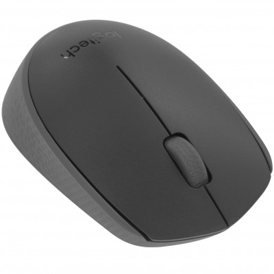 Мышь Logitech M171 Wireless, Оптическая, 1000DPI, 3-buttons, 1xAA, USB 2.4GHz, Черный