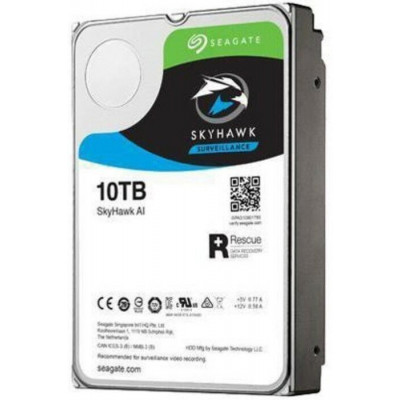 Жесткий диск HDD 10 Tb SATA 6Gb/s Seagate SkyHawk ST10000VX0004 3.5” 7200rpm 256MB cache