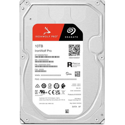 Жёсткий диск HDD 10 Tb SATA 6Gb/s Seagate IronWolf Pro NAS ST10000NT001 3.5 Жёсткий диск HDD 10 Tb SATA 6Gb/s Seagate IronWolf Pro NAS ST10000NT001 3.5