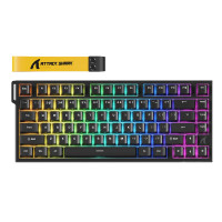 Клавиатура Attack Shark R82 HE Black, Magnetic, 75%, EN/RU/KZ, Wired USB-C, 8KHz, RGB Клавиатура Attack Shark R82 HE Black, Magnetic, 75%, EN/RU/KZ, Wired USB-C, 8KHz, RGB