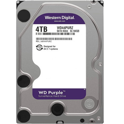 Жёсткий диск HDD 4 Tb SATA 6Gb/s Western Digital Purple WD44PURZ 3.5