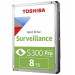 Жёсткий диск HDD 8 Tb SATA 6Gb/s Toshiba S300 PRO MD10ADA800V 3.5