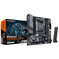Материнская плата GIGABYTE B550M GAMING X WIFI6, AM4, 4xDDR4, HDMI+DP, 2xM.2, mATX Материнская плата GIGABYTE B550M GAMING X WIFI6, AM4, 4xDDR4, HDMI+DP, 2xM.2, mATX