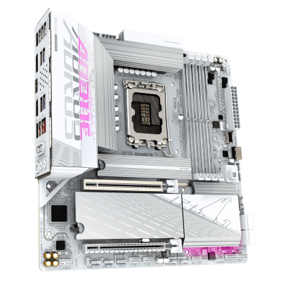 Материнская плата GIGABYTE B860M AORUS ELITE WIFI6E ICE, LGA1851, 4xDDR5, 2xHDMI+DP, 3xM.2, mATX