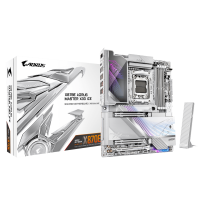 Материнская плата GIGABYTE X870E AORUS MASTER X3D ICE, AM5, 4xDDR5, PCIe5.0, HDMI+2xUSB4, 2xM.2, ATX Материнская плата GIGABYTE X870E AORUS MASTER X3D ICE, AM5, 4xDDR5, PCIe5.0, HDMI+2xUSB4, 2xM.2, ATX
