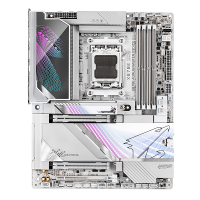 Материнская плата GIGABYTE X870E AORUS MASTER X3D ICE, AM5, 4xDDR5, PCIe5.0, HDMI+2xUSB4, 2xM.2, ATX