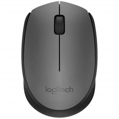 Мышь Logitech M170 Wireless, Оптическая, 1000DPI, 1xAA, USB, 2.4 GHz,Серый/Черный