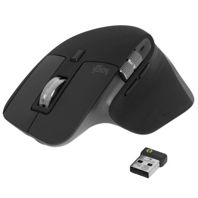 Мышь Logitech MX Master 3S, Оптическая, 8000DPI, Li-Po(500 mAh), BT, Графит