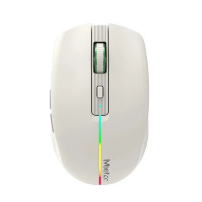 Мышь Meetion BTM002 Khaki, Wireless, Оптическая, 1600DPI, 5 Button, Аккумуляторная, USB, 2.4 GHz/BT