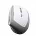Мышь Meetion BTM008 White+Gray, Wireless, Оптическая, 2400DPI, 5 Button, 500mA, USB-C, 2.4 GHz/BT