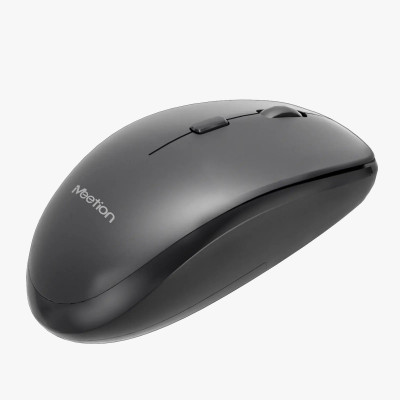 Мышь Meetion BTM100 Black, Wireless, Оптическая, 3200DPI, 4 Button, 1xAA, USB, 2.4 GHz/BT