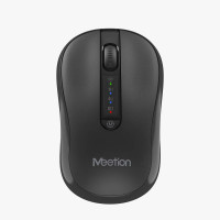 Мышь Meetion BTM185 Black, Wireless, Оптическая, 3200DPI, 4 Button, AA*1, USB, 2.4 GHz/BT Мышь Meetion BTM185 Black, Wireless, Оптическая, 3200DPI, 4 Button, AA*1, USB, 2.4 GHz/BT