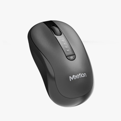 Мышь Meetion BTM185R Black, Wireless, Оптическая, 3200DPI, 4 Button, 300mAh, USB, 2.4 GHz/BT