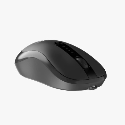 Мышь Meetion BTM185R Black, Wireless, Оптическая, 3200DPI, 4 Button, 300mAh, USB, 2.4 GHz/BT