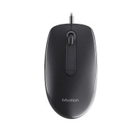 Мышь Meetion M100 Black, Оптическая, 1000DPI, 3 Button, USB, кабель 1.5 м, Проводная