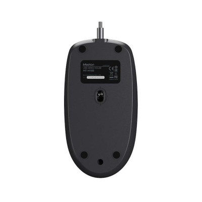 Мышь Meetion M100 Black, Оптическая, 1000DPI, 3 Button, USB, кабель 1.5 м, Проводная
