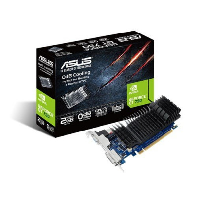 Видеокарта ASUS GeForce GT730 2Gb 64bit GDDR5 902/1605 DVI HDMI HDCP PCI-E GT730-SL-2GD5-BRK Видеокарта ASUS GeForce GT730 2Gb 64bit GDDR5 902/1605 DVI HDMI HDCP PCI-E GT730-SL-2GD5-BRK
