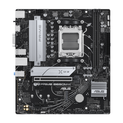 Материнская плата ASUS PRIME B650M-K AM5 2xDDR5 4xSATA3 RAID 2xM.2 VGA HDMI DP mATX Материнская плата ASUS PRIME B650M-K AM5 2xDDR5 4xSATA3 RAID 2xM.2 VGA HDMI DP mATX