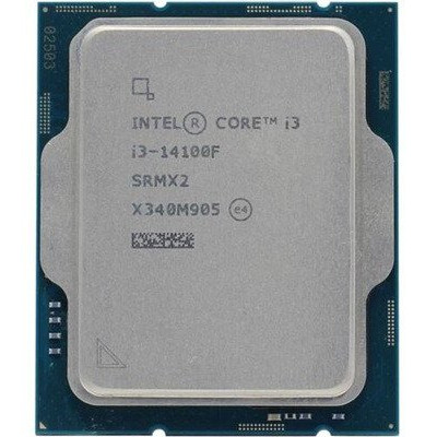CPU Intel Core i3-14100F 3.5GHz 4/8 Raptor Lake Refresh 60W LGA1700 Tray CPU Intel Core i3-14100F 3.5GHz 4/8 Raptor Lake Refresh 60W LGA1700 Tray
