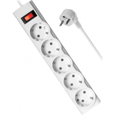 Сетевой фильтр Defender ILS 355 5 розеток, 5 м, белый