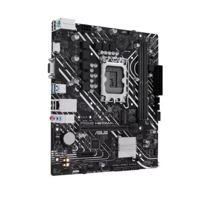 Материнская плата ASUS PRIME  H610M-K, LGA1700 2xDDR5 4xSATA3 M.2 1xVGA 1xHDMI mATX