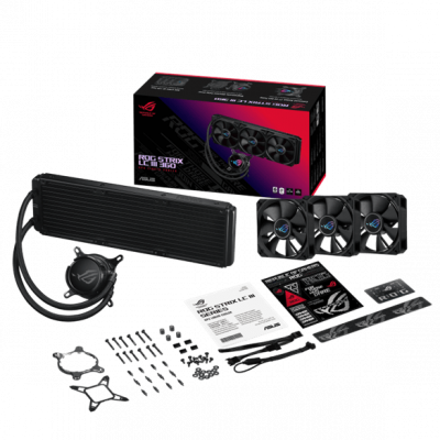 Водяное охлаждение CPU Asus ROG STRIX LC III 360 120mm Liquid CPU Cooler, 3 x12cm PWM Fan Водяное охлаждение CPU Asus ROG STRIX LC III 360 120mm Liquid CPU Cooler, 3 x12cm PWM Fan