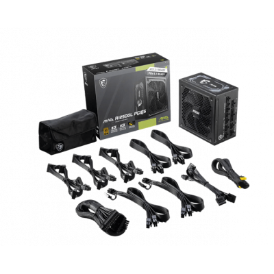 Блок питания MSI MAG A1250GL PCIE5, 1250W, Active PFC, 80+ GOLD, Full Modular, MAG A1250GL PCIE5