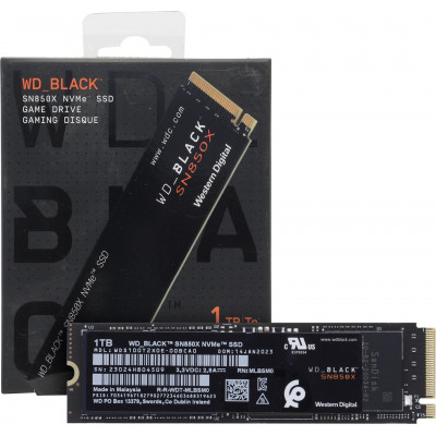 Твердотельный накопитель 1000GB SSD WD BLACK SN850X M.2 2280 NVMe R7300Mb/s W6300MB/s WDS100T2X0E Твердотельный накопитель 1000GB SSD WD BLACK SN850X M.2 2280 NVMe R7300Mb/s W6300MB/s WDS100T2X0E