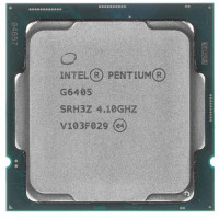CPU Intel  Pentium G6405 4,1 GHz 4Mb 2/4 Comet Lake Lake Intel® UHD Graphics 610 58W FCLGA1200 Tray