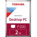Жесткий диск HDD  2Tb TOSHIBA P300 SATA 6Gb/s 5400rpm 128Mb 3.5