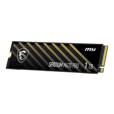 Твердотельный накопитель 2000Gb SSD MSI SPATIUM M470 PRO PCIe 4.0 NVMe M.2 2TB R6000Mb/s W5000MB/s