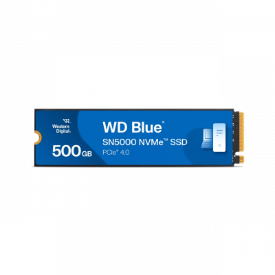 Твердотельный накопитель  500GB SSD WD BLUE SN5000 M.2 2280 NVMe 4.0 R5000MB/s W4000MB/s WDS500G4B0E Твердотельный накопитель  500GB SSD WD BLUE SN5000 M.2 2280 NVMe 4.0 R5000MB/s W4000MB/s WDS500G4B0E