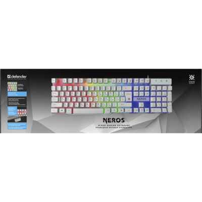Клавиатура USB Defender Neros GK-147 Клавиатура USB Defender Neros GK-147