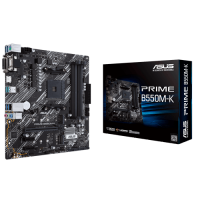 Материнская плата ASUS PRIME B550M-K AM4 4xDDR4 4xSATA3 RAID 2xM.2 DVI-D D-Sub HDMI mATX Материнская плата ASUS PRIME B550M-K AM4 4xDDR4 4xSATA3 RAID 2xM.2 DVI-D D-Sub HDMI mATX