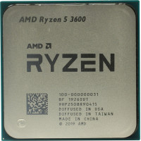 Процессор AMD Ryzen 5 3600 3,6Гц (4,2ГГц Turbo), AM4, 7nm, 6/12, L2 3Mb, L3 32Mb, 65W, OEM Процессор AMD Ryzen 5 3600 3,6Гц (4,2ГГц Turbo), AM4, 7nm, 6/12, L2 3Mb, L3 32Mb, 65W, OEM
