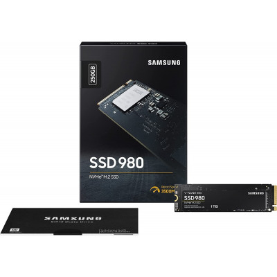 Твердотельный накопитель  250GB SSD Samsung 980 EVO M.2 Gen3x4 R2900Mb/s W1300MB/s MZ-V8V250BW