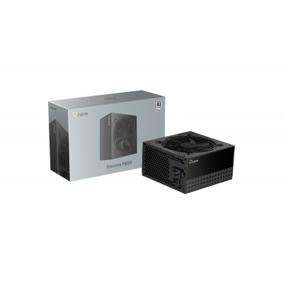 Блок питания Ocypus Gamma P850 Черный 850W Non modular, 80+ 230V EU WHITE, Gamma-P850-W1HDBK024X-EU