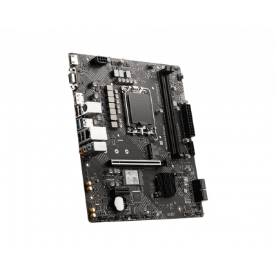 Материнская плата MSI PRO H610M-G WIFI DDR4 LGA1700 H610 2xDDR4 4xSATA3 M.2 VGA DP HDMI mATX