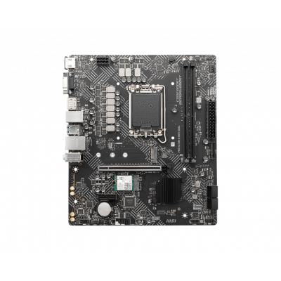 Материнская плата MSI PRO H610M-G WIFI DDR4 LGA1700 H610 2xDDR4 4xSATA3 M.2 VGA DP HDMI mATX