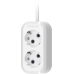 Удлинитель с заземлением Defender R320 16 А, 5 м, 2 розетки, белый