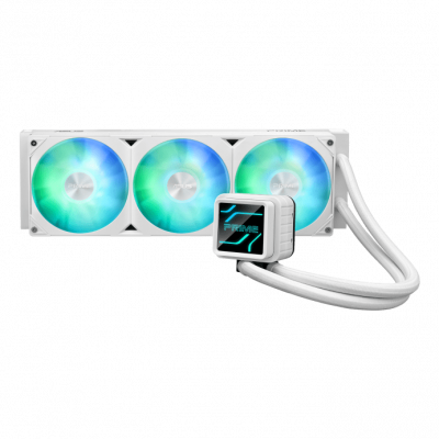 Водяное охлаждение CPU Asus PRIME LC 360 ARGB WHT 360mm Liquid CPU Cooler, 3x120mm PWM Fan, ARGB