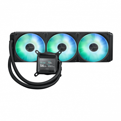 Водяное охлаждение CPU Asus PRIME LC 360 ARGB LCD 360mm Liquid CPU Cooler, 3x120mm PWM Fan, ARGB