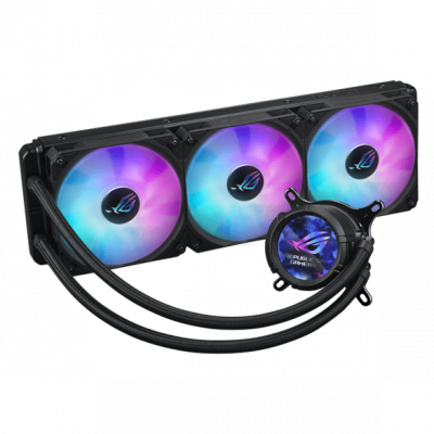 Водяное охлаждение CPU Asus ROG STRIX LC III 360 ARGB LCD 3x120mm Black Водяное охлаждение CPU Asus ROG STRIX LC III 360 ARGB LCD 3x120mm Black