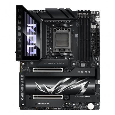 Материнская плата ASUS ROG CROSSHAIR X870E HERO AM5 4xDDR5 4xSATA Raid 4xM.2 10xUSB ATX Материнская плата ASUS ROG CROSSHAIR X870E HERO AM5 4xDDR5 4xSATA Raid 4xM.2 10xUSB ATX
