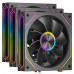 Вентилятор для корпуса PCCooler F3 X120R ARGB BK 3IN1 3x120mm 800-1800±10% RPM Black
