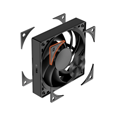 Вентилятор для корпуса PCCooler F5 R120 BK 1x(120x120x25mm) 500-2200RPM Black