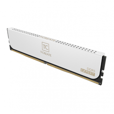 Оперативная память 32GB Kit (2x16GB) 6400MHz DDR5 TeamGroup EXPERT CL40 White CTCWD532G6400HC40BDC01