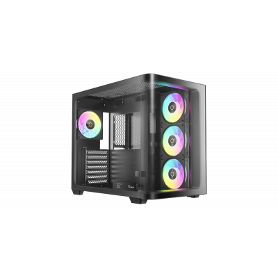Корпус Ocypus Iota C70 BK Curve ARGB Digital ATX/mATX/mITX 2xUSB Type-C Черный Iota-C70-BKD400CD-GL